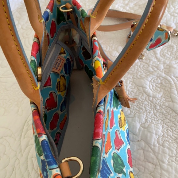 Dooney & Bourke Hearts Handbag with Shoulder Strap - Picture 7 of 7